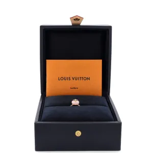 B Blossom Ring 18K Rose Gold and 18K White Gold with Pink Opal and Diamonds