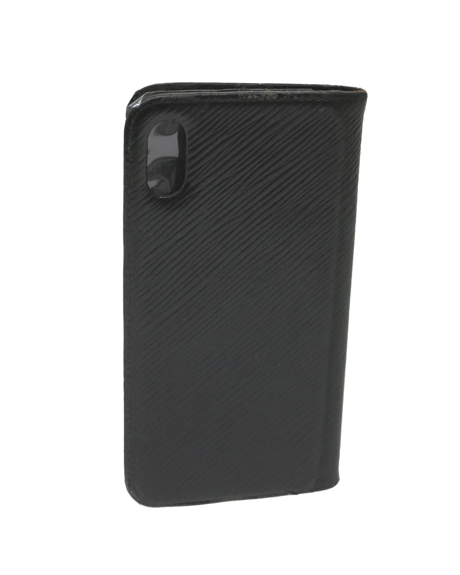 Black Epi Leather iPhone Case with Accessories - Used