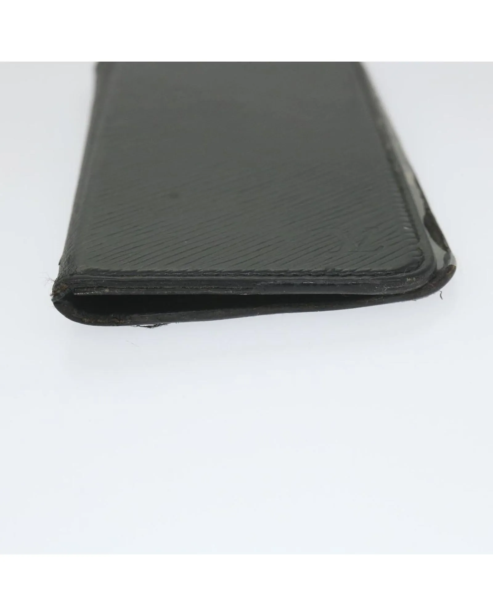 Black Epi Leather iPhone Case with Accessories - Used