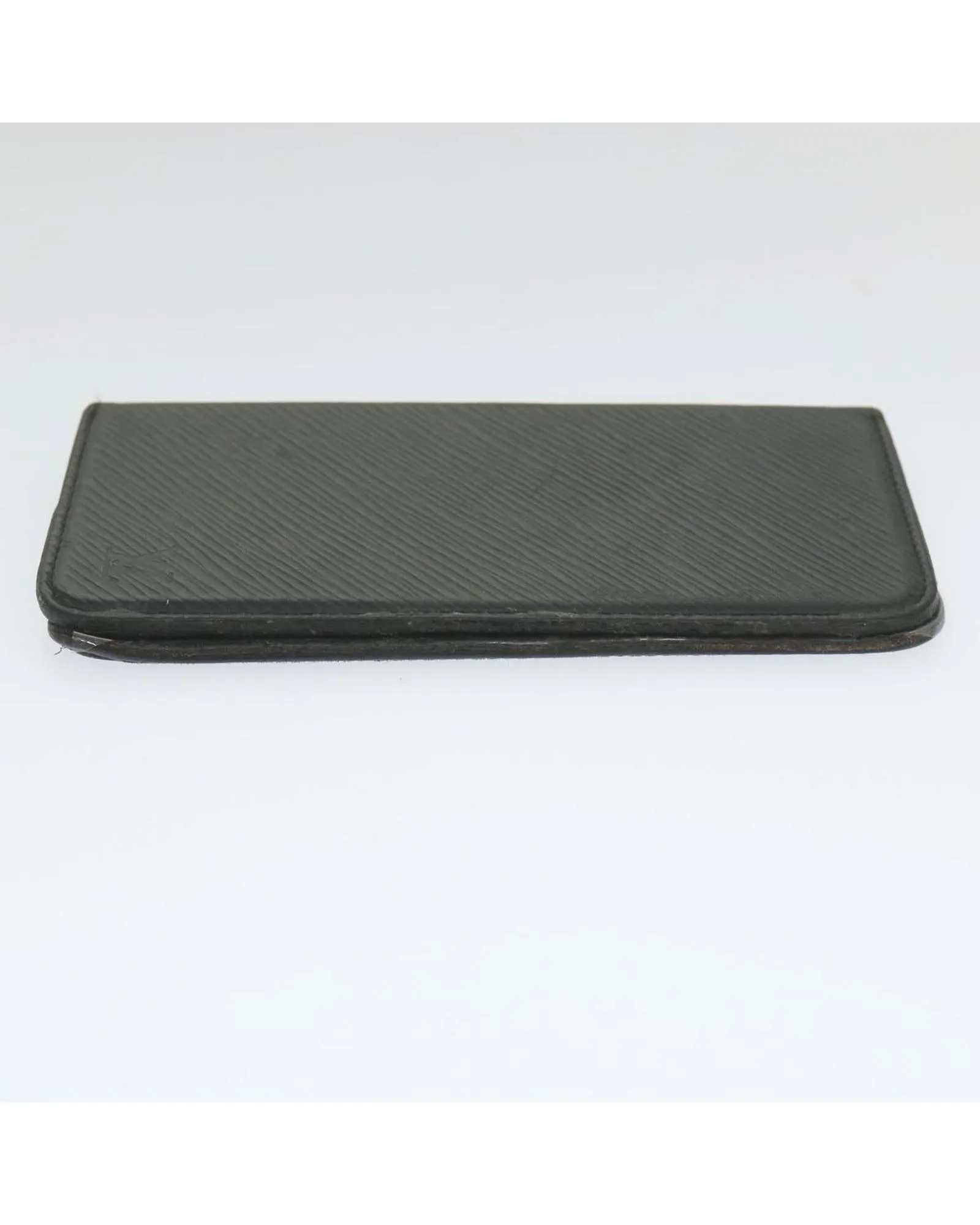 Black Epi Leather iPhone Case with Accessories - Used