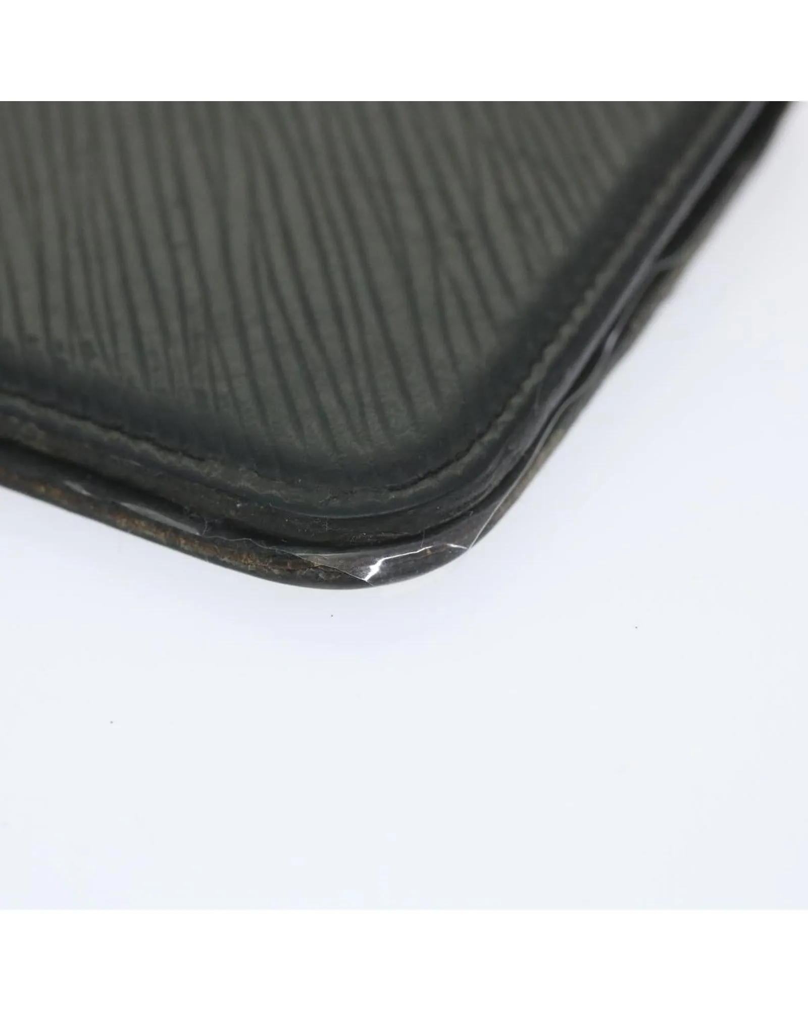 Black Epi Leather iPhone Case with Accessories - Used