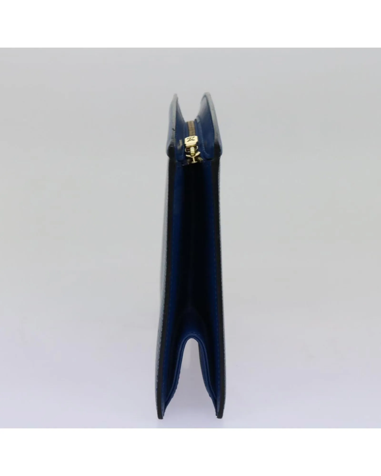 Blue Epi Leather Pouch with Accessories and Serial No. MI1905
