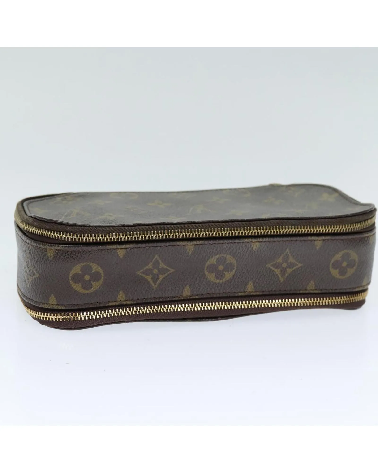Canvas Monogram Cosmetic Pouch with Accessories - Rank C
