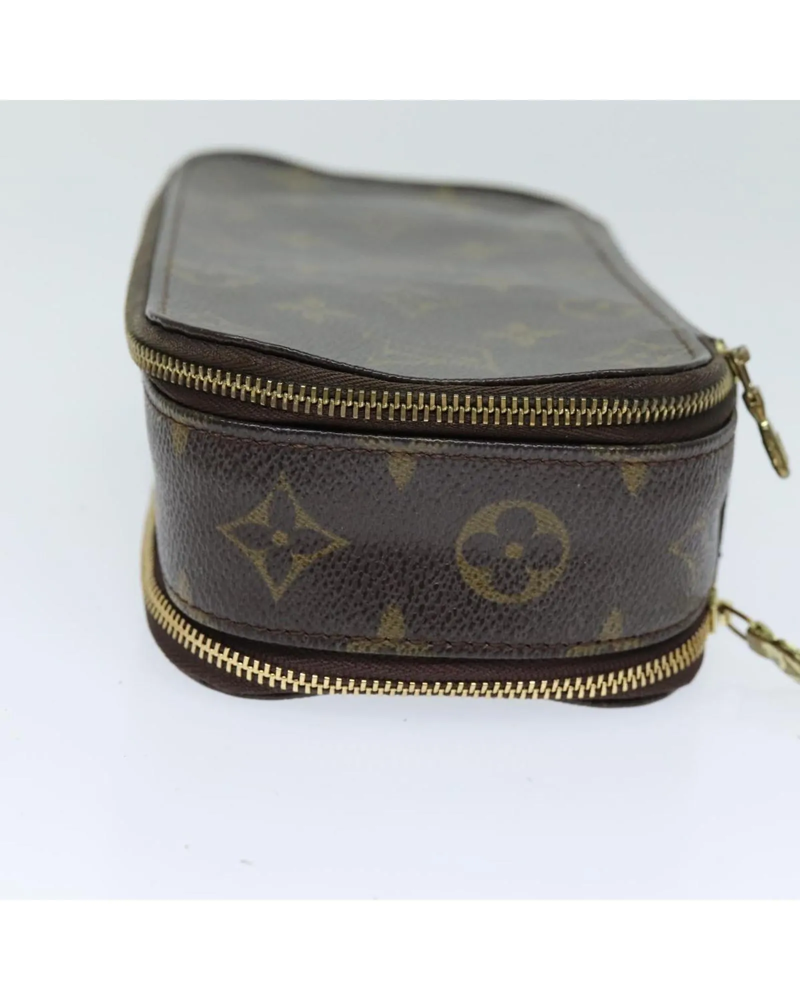 Canvas Monogram Cosmetic Pouch with Accessories - Rank C