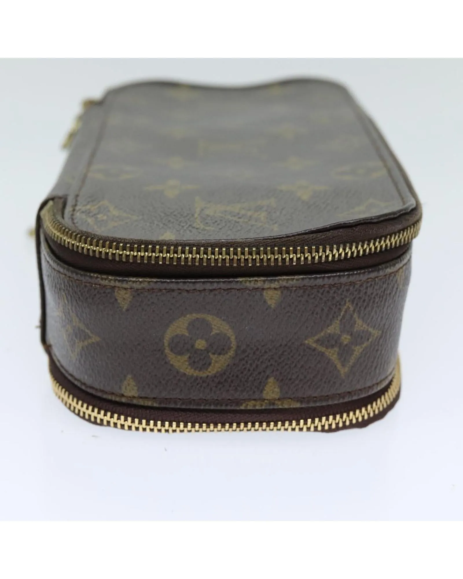 Canvas Monogram Cosmetic Pouch with Accessories - Rank C
