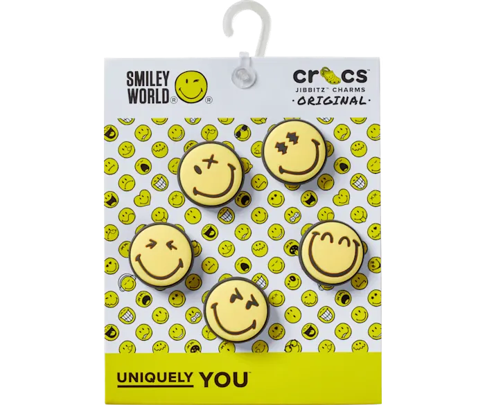 Jibbitz Smiley World 5-Pack