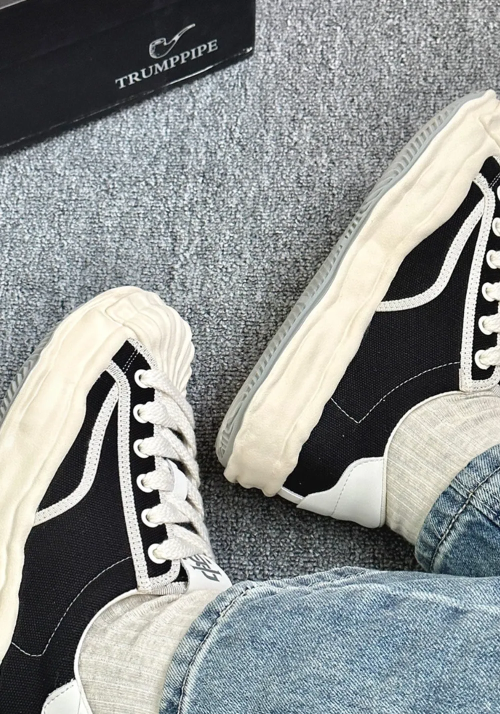 TRUMPPIPEMelted Shell-Toe Sneakers