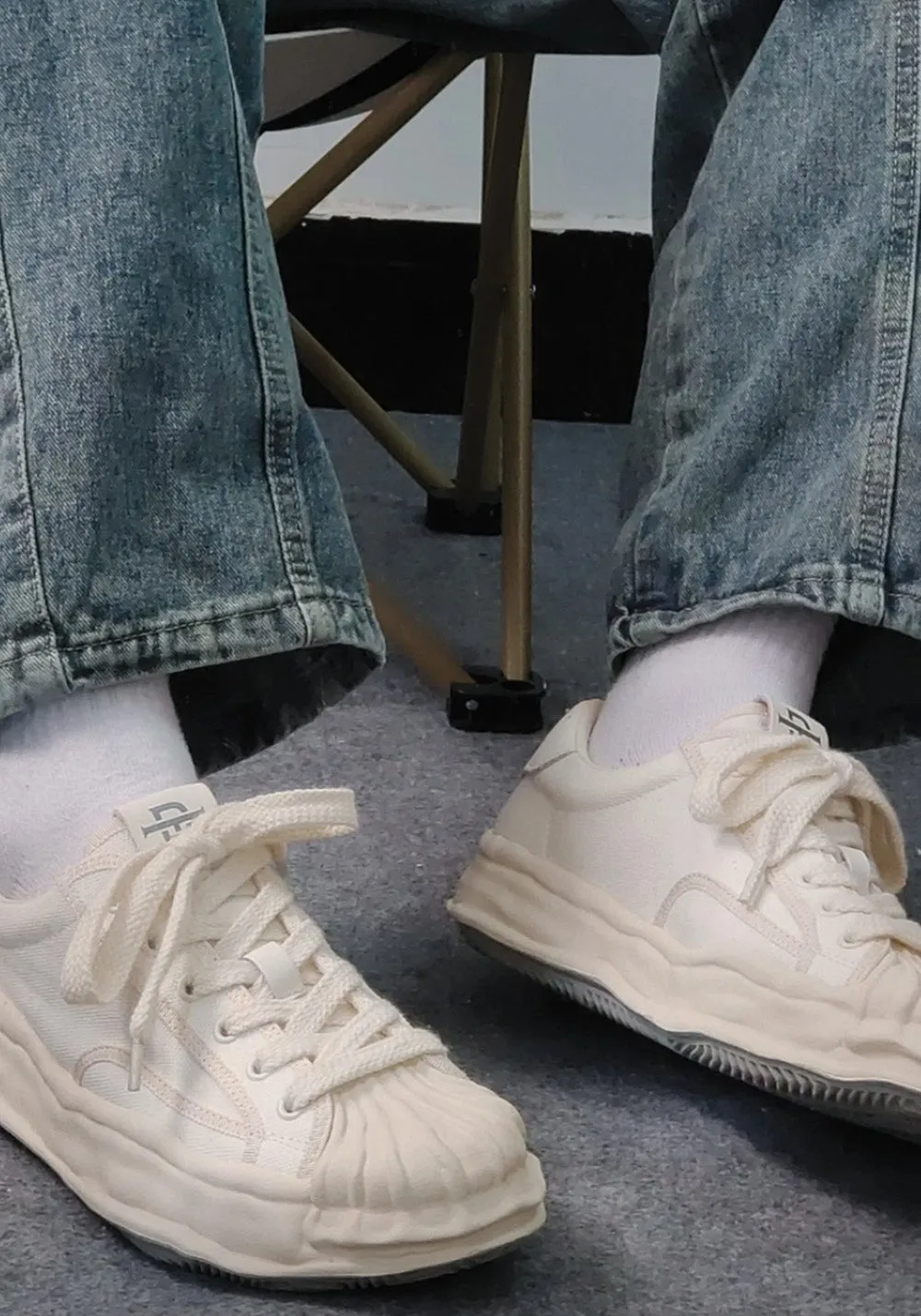 TRUMPPIPEMelted Shell-Toe Sneakers