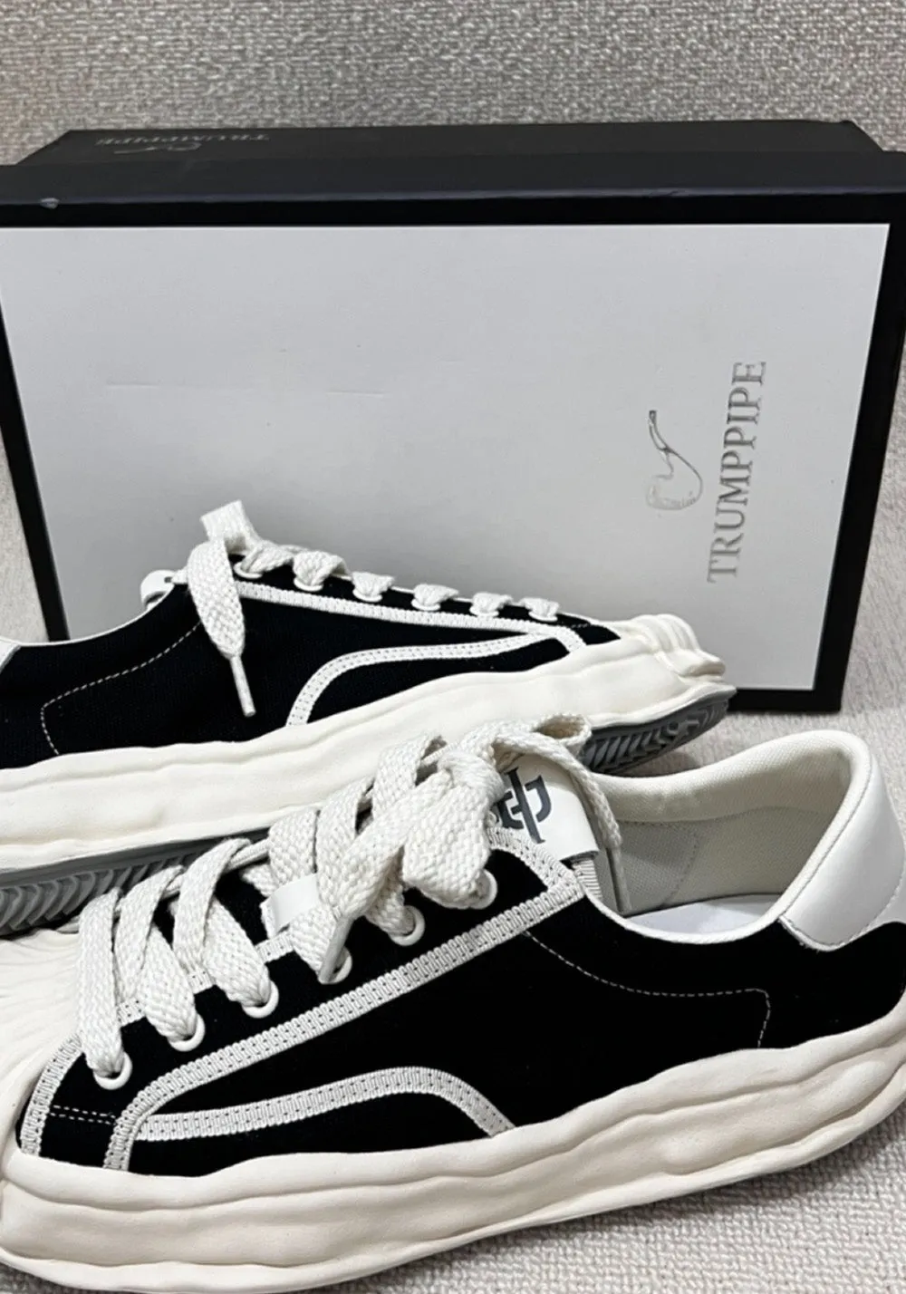 TRUMPPIPEMelted Shell-Toe Sneakers