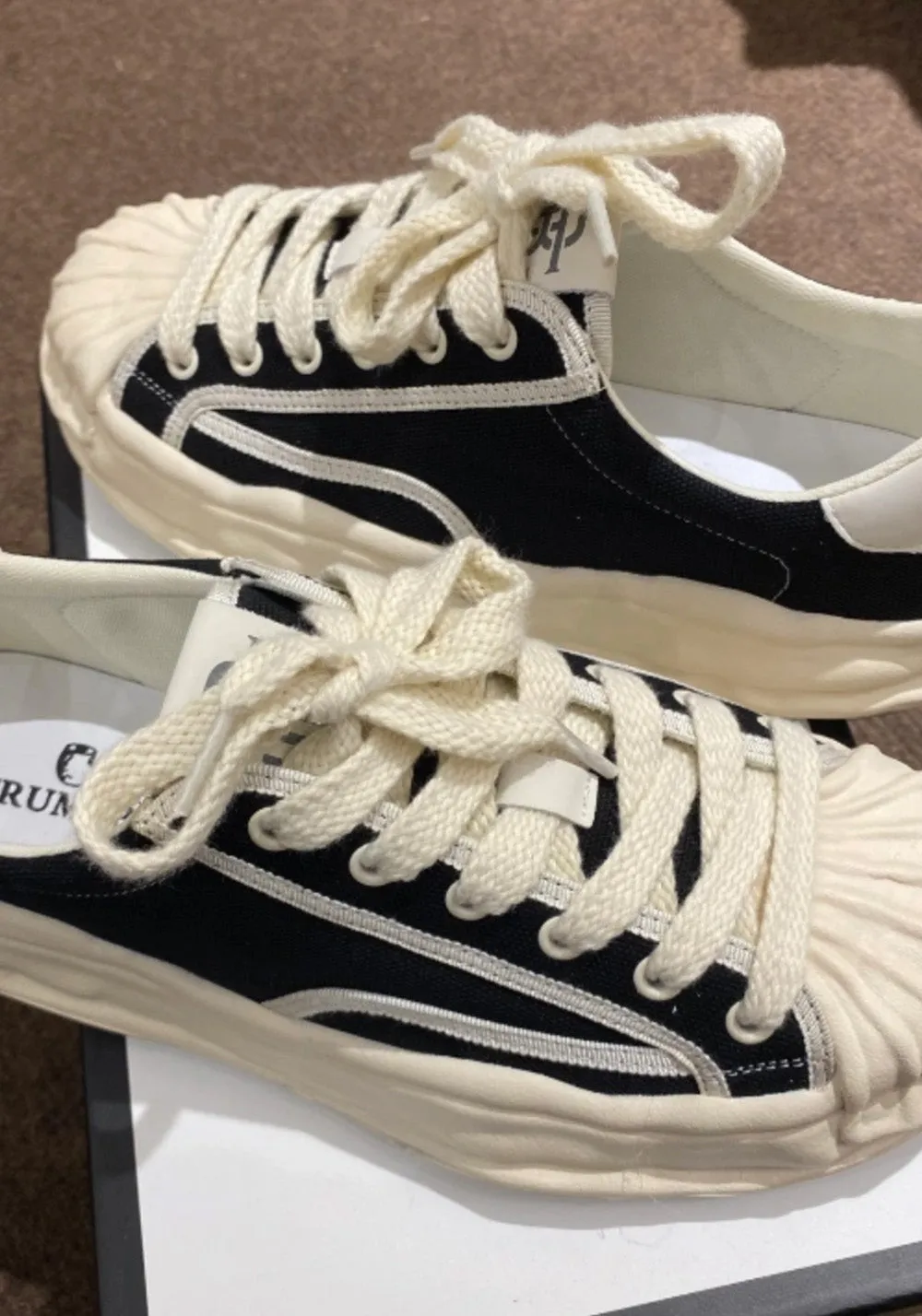 TRUMPPIPEMelted Shell-Toe Sneakers
