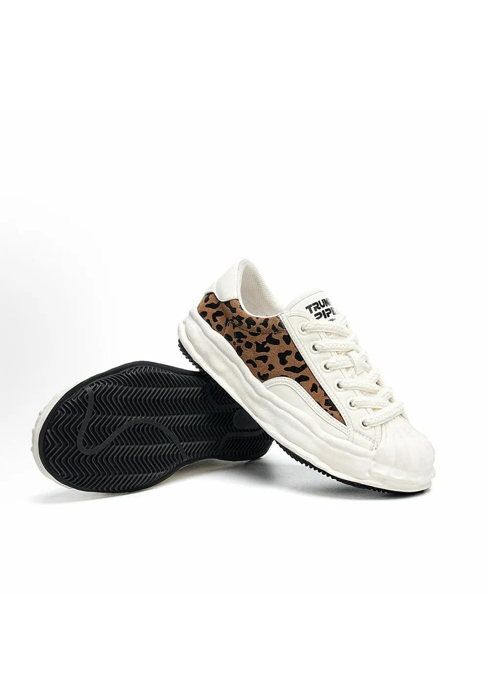 TRUMPPIPEMelted Shell-Toe Sneakers